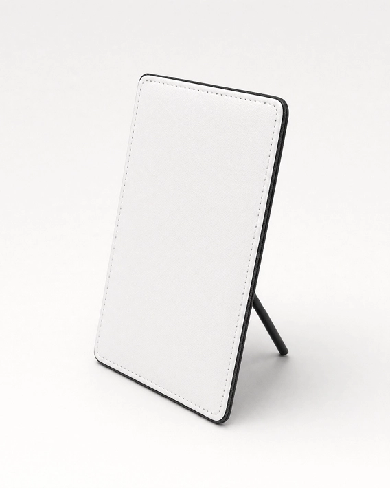 Cadre photo simili cuir personnalisable