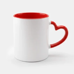Mug céramique poignée coeur